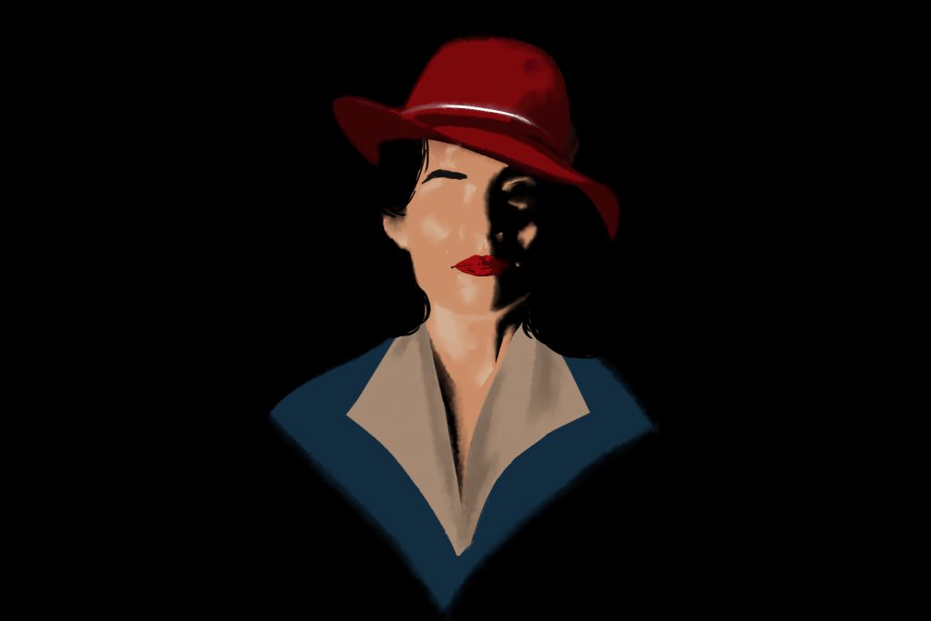 Illustration of Peggy Carter from Agent Carter
