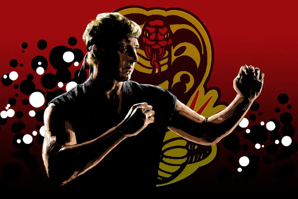 Illustration by Marcus Escobar for an article on Cobra Kai