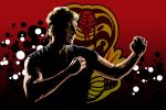 Illustration by Marcus Escobar for an article on Cobra Kai