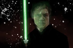 An illustration of Luke Skywalker for an article on Star Wars: Galaxy of Heroes.