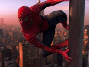 An image of Spider-Man from one of the movies.