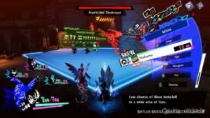 screenshot of persona 5 strikers