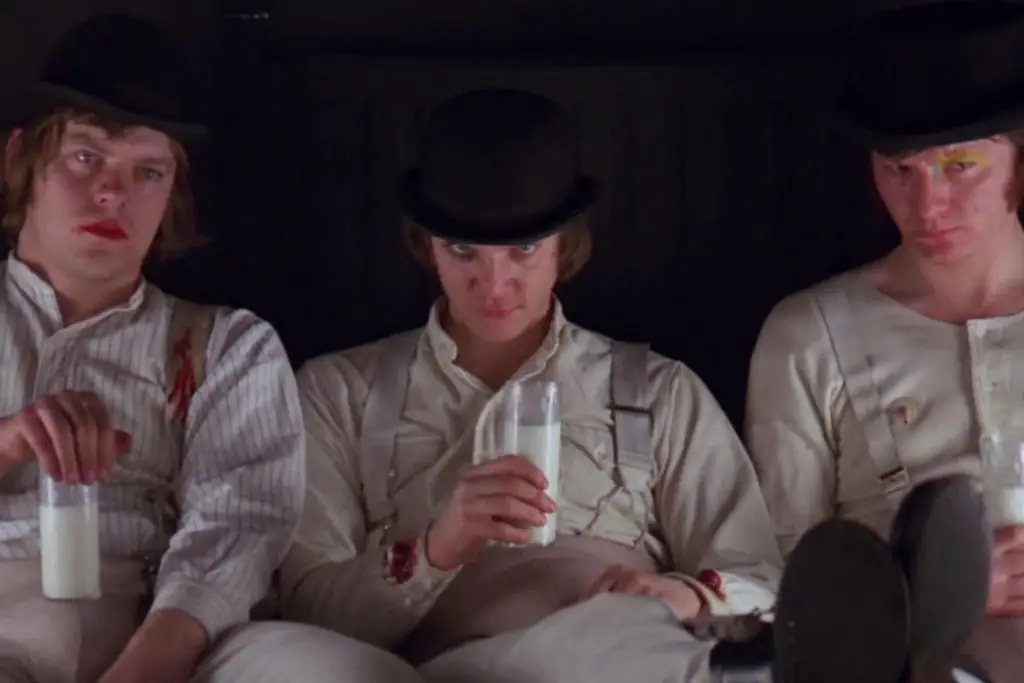 A photo from A Clockwork Orange for an article about the film's 50th anniversary. (Image via Google Images)