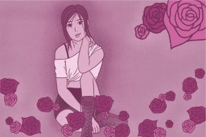 Illustration by Lexey Gonzalez for an article on Rosé