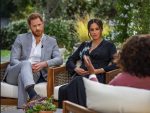 screenshot of Meghan Markle and Prince Harry from their Oprah interview