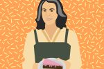 An illustration of Claire Saffitz, a baking personality on YouTube.