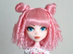 In an article about doll customization, a doll customized by doll customizer Dollightful