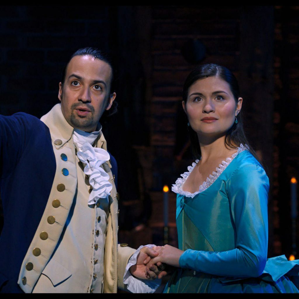 Screenshot of Hamilton on Disney plus