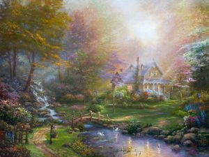 Thomas Kinkade painting