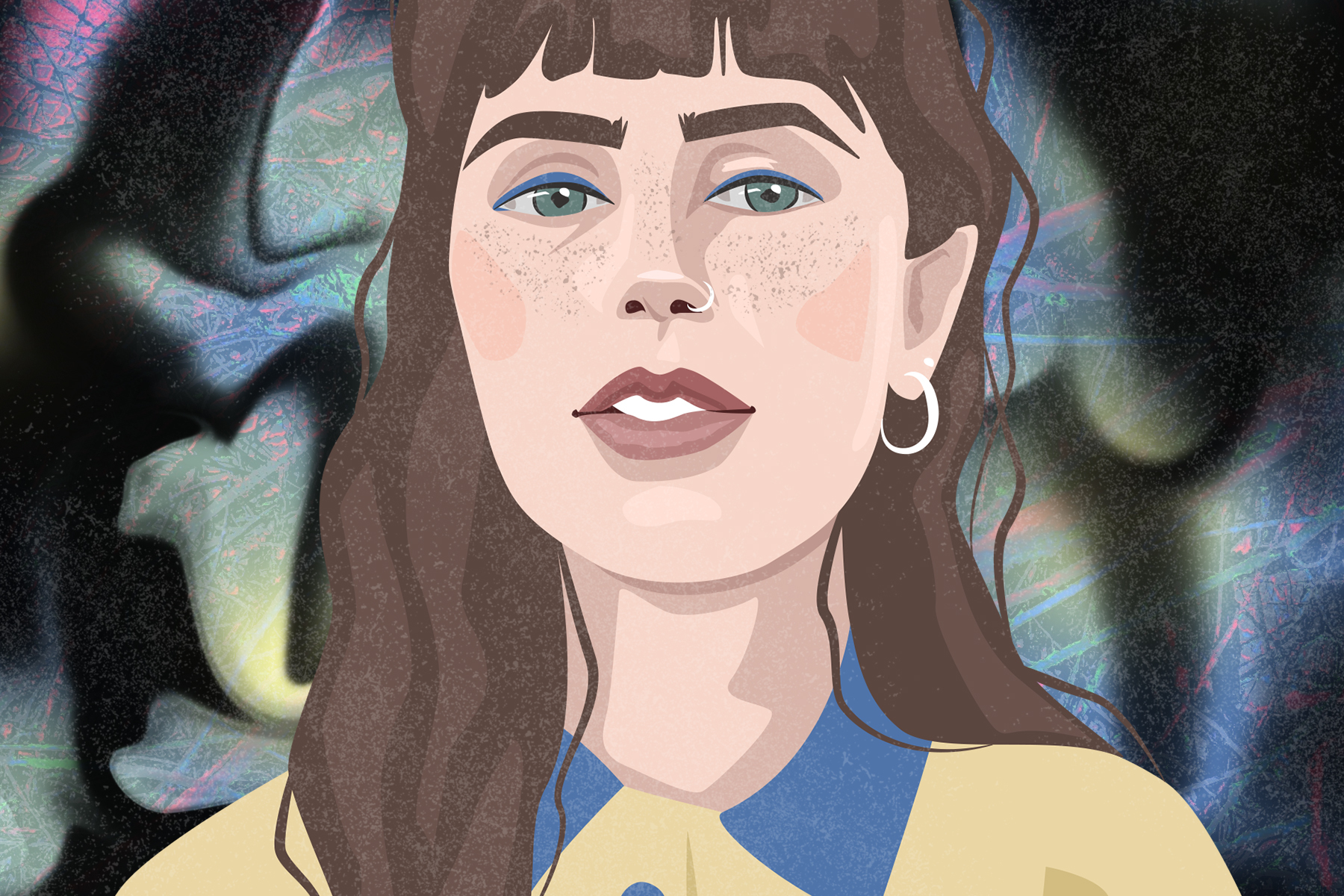 In an article about the album Sling, an illustration of Clairo