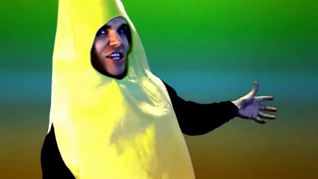 Onision in video for Banana Song