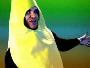 Onision in video for Banana Song