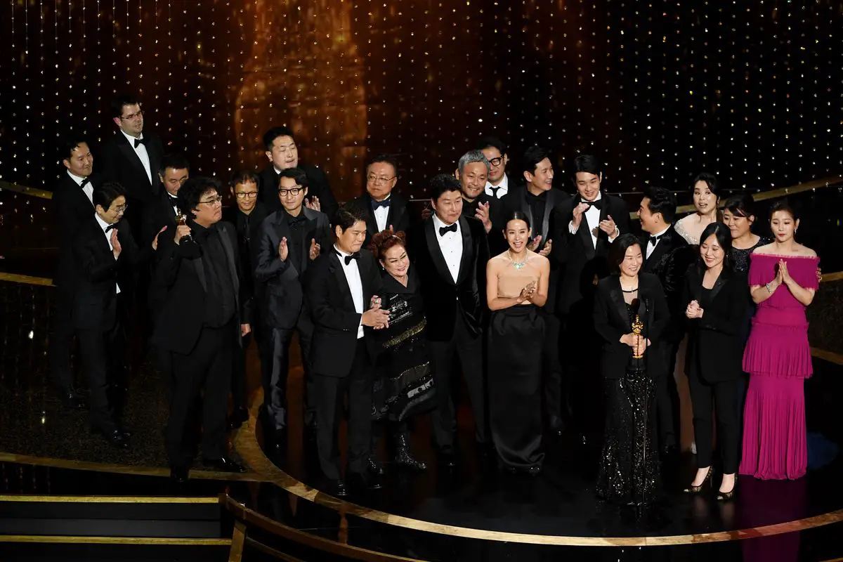 Photo of winners from the Oscars award shows