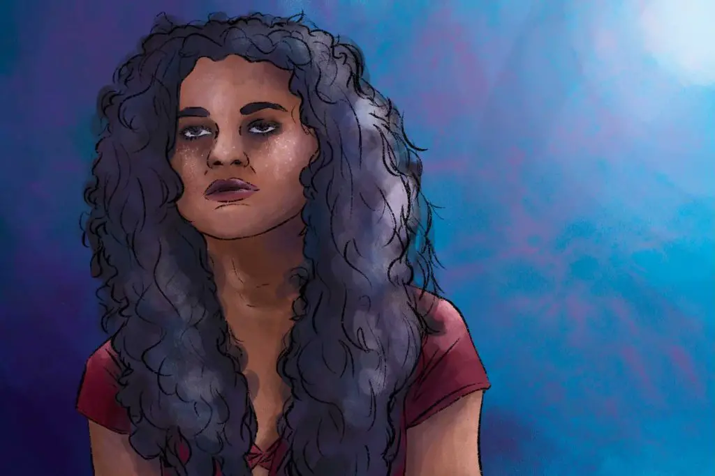 An illustration of Rue from Euphoria