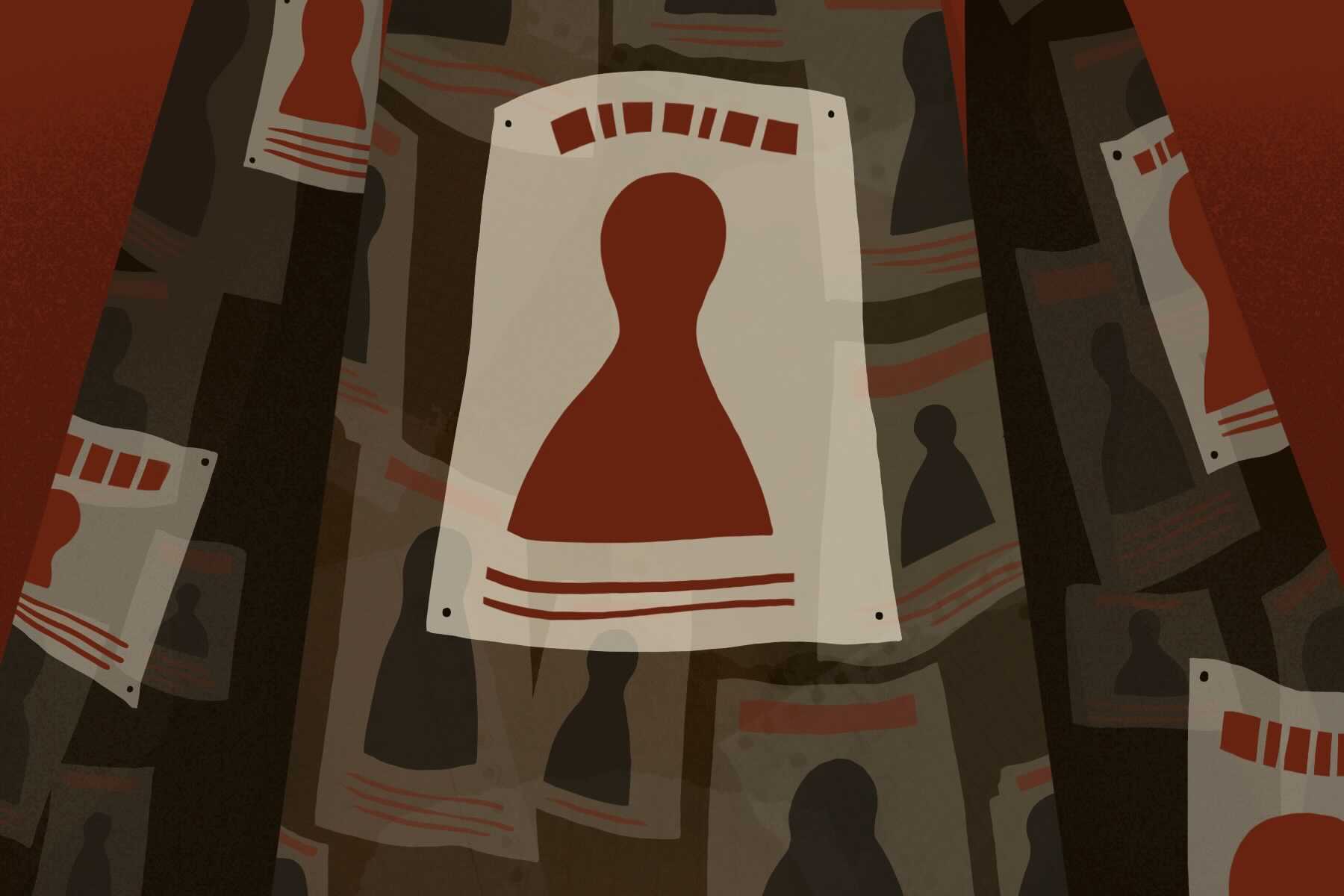 Illustration of a missing persons poster