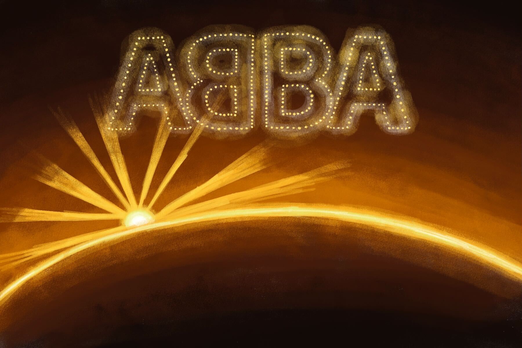 Illustration of the ABBA logo