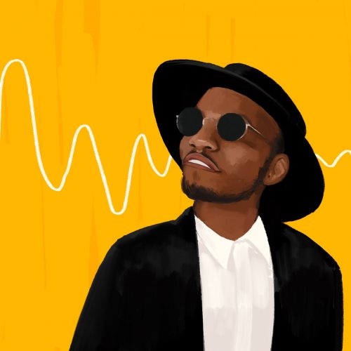 Illustration of rapper Anderson .Paak.