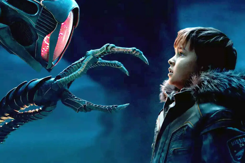 In an article about upcoming Netflix originals a screenshot from the show Lost in Space