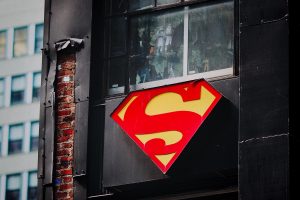 Superman logo.