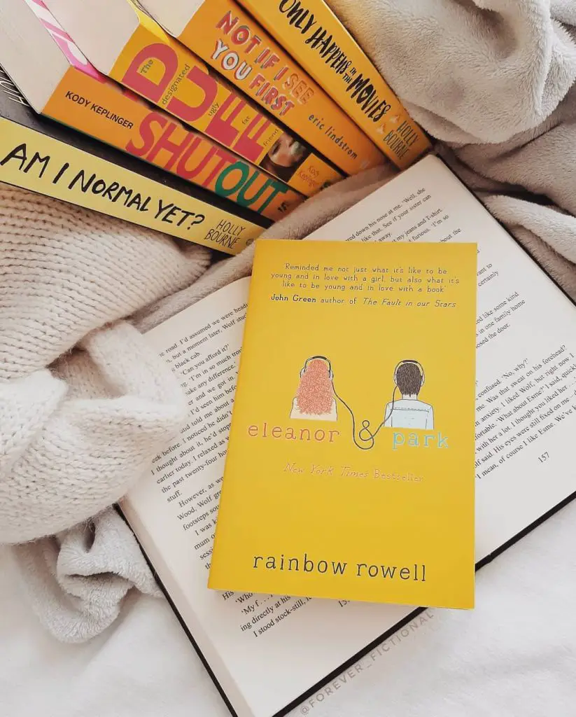 in article about problematic books, a picture of the book Eleanor and Park