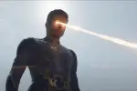 Ikaris shooting laser from his eyes Eternals screenshot