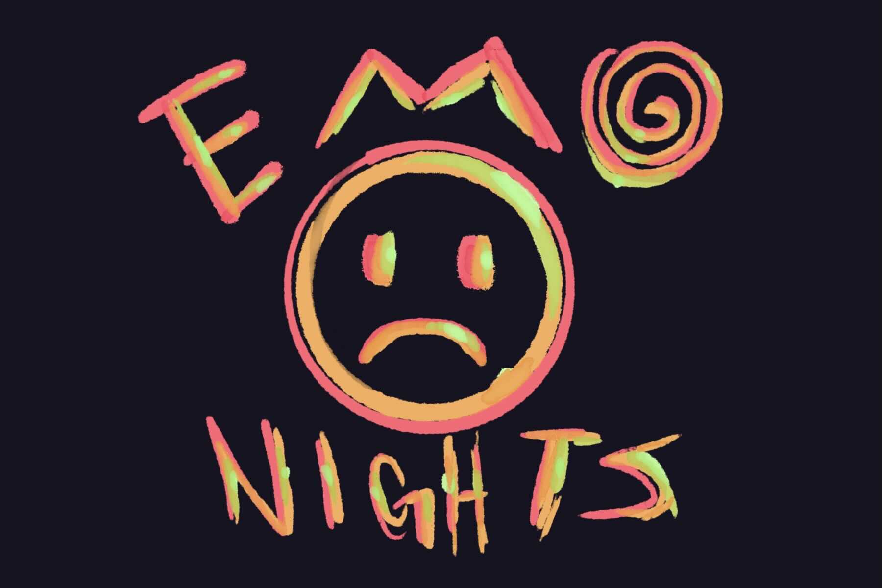 illustration with title Emo Night