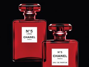 two limited edition bottles of Chanel No. 5