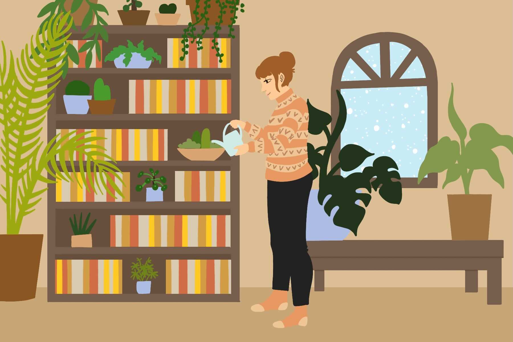 Illustration for Indoor Gardening