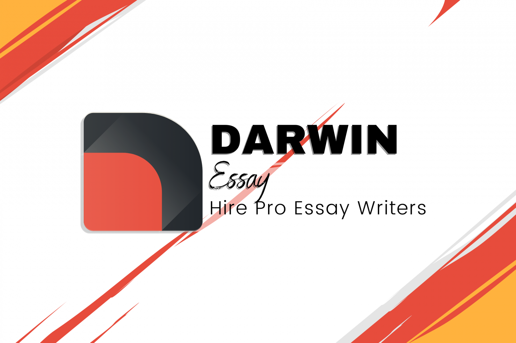 in article about finding an essay writer, darwin essay banner