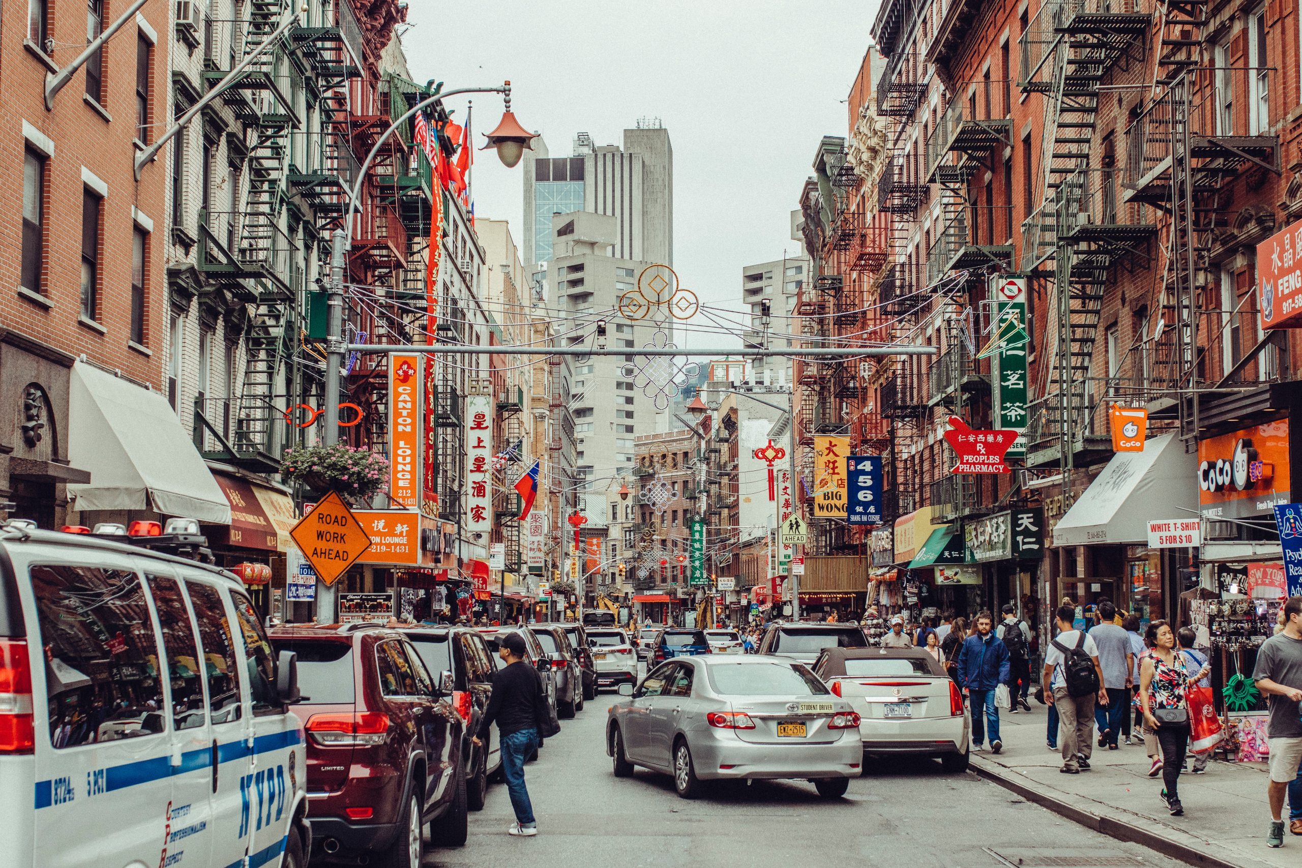 in an article about assisting the AAPI community, photo of New York City Chinatown