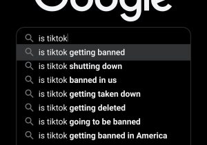 Web browser predetermined enteries for why TikTok users might be the worst.