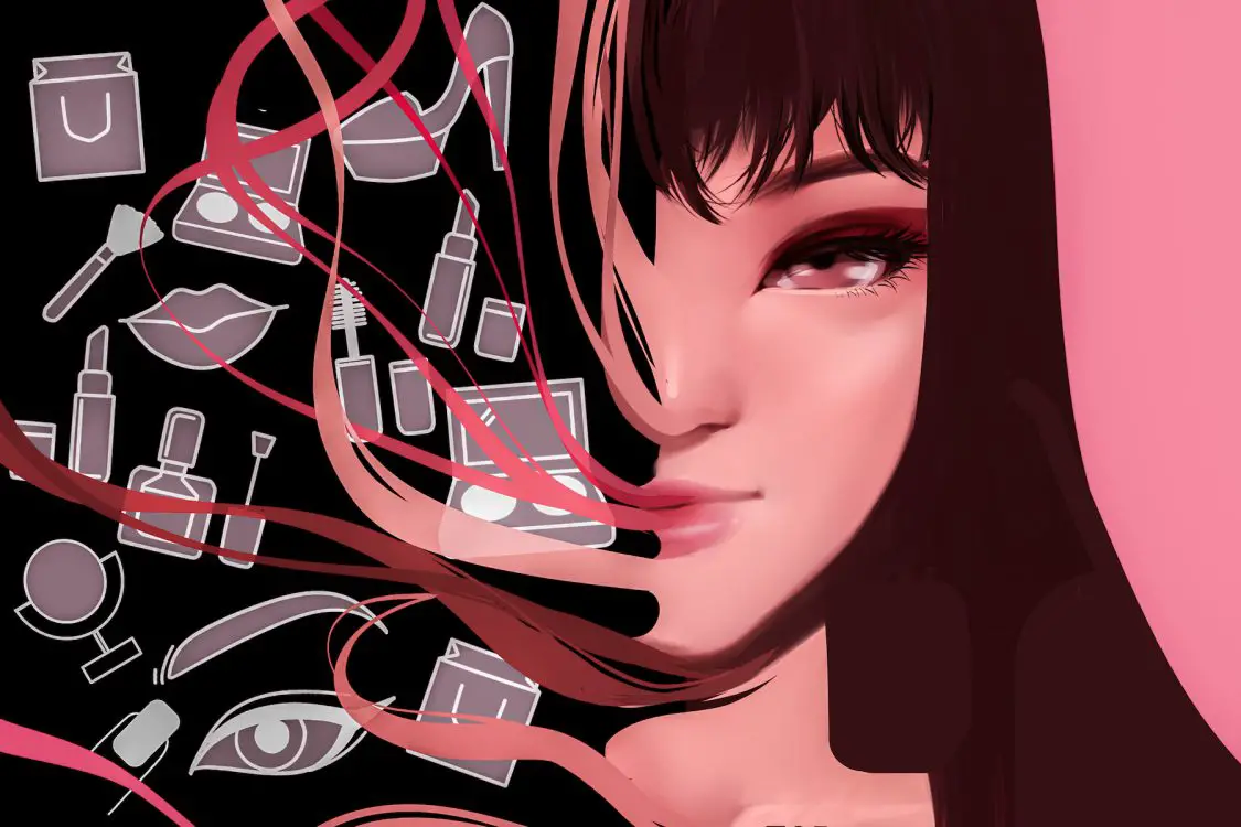 Illustration of a young It-girl.