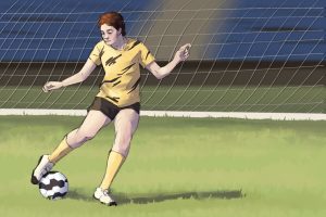 An illustration of a FIFA video graphic.
