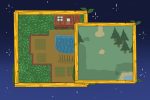 In an article about ConcernedApe, a drawing of Stardew Valley's game screen is shown.