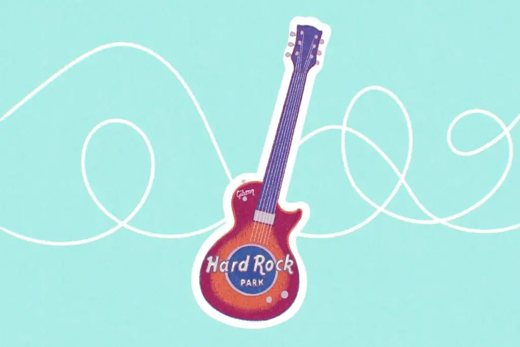 Hard Rock Park Gibson guitar