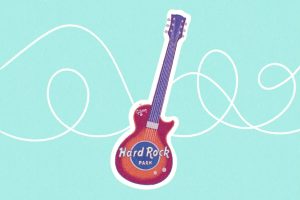 Hard Rock Park Gibson guitar