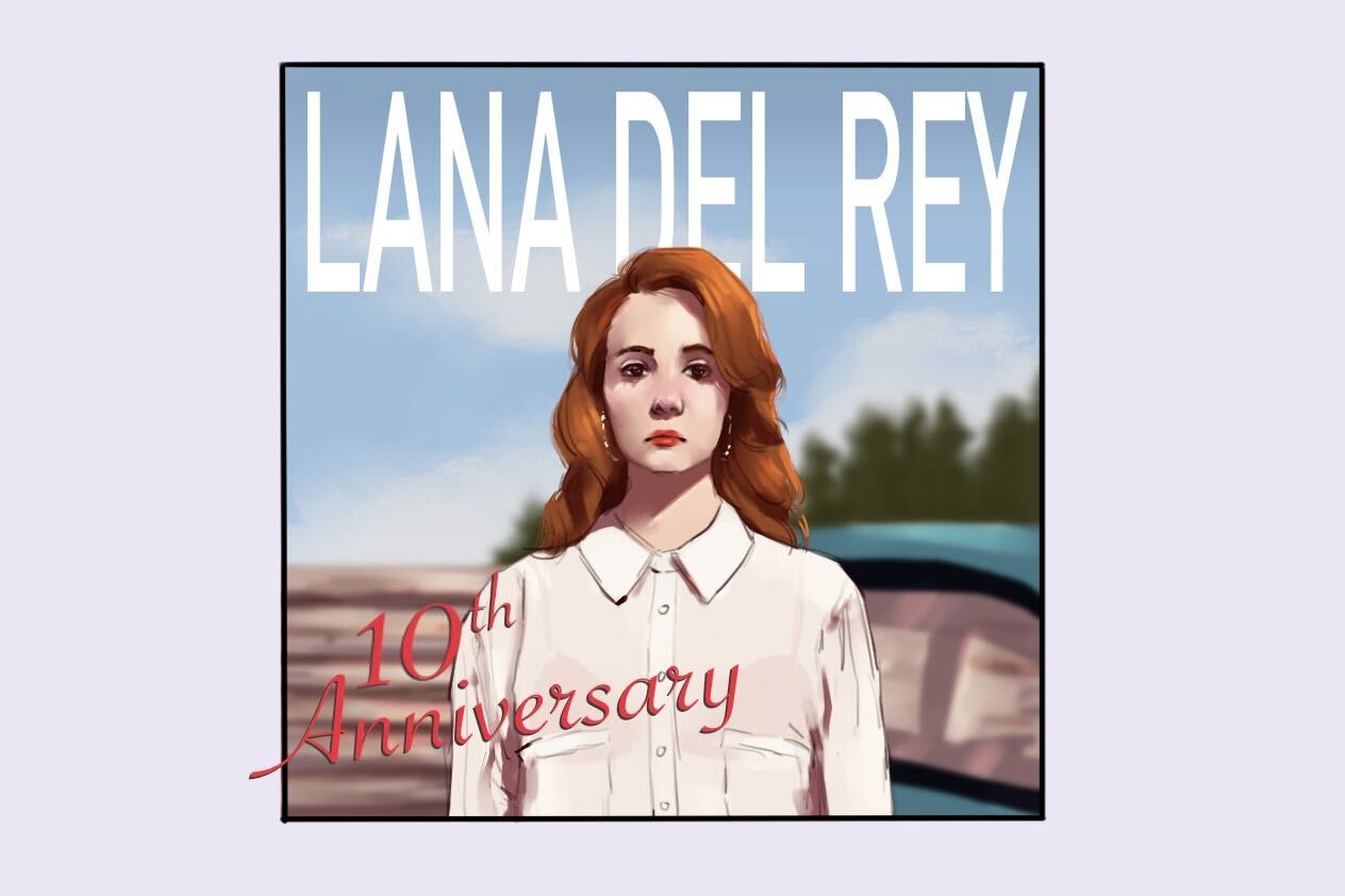 The 10th anniversary cover of Del Rey's album.