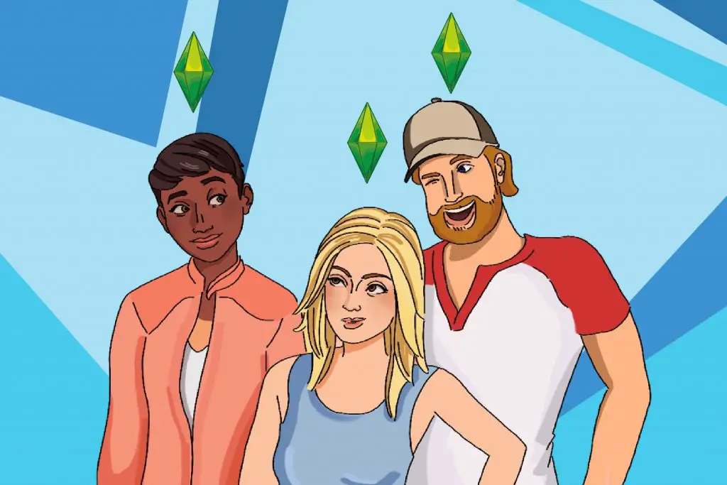 an illustration of the sims 4