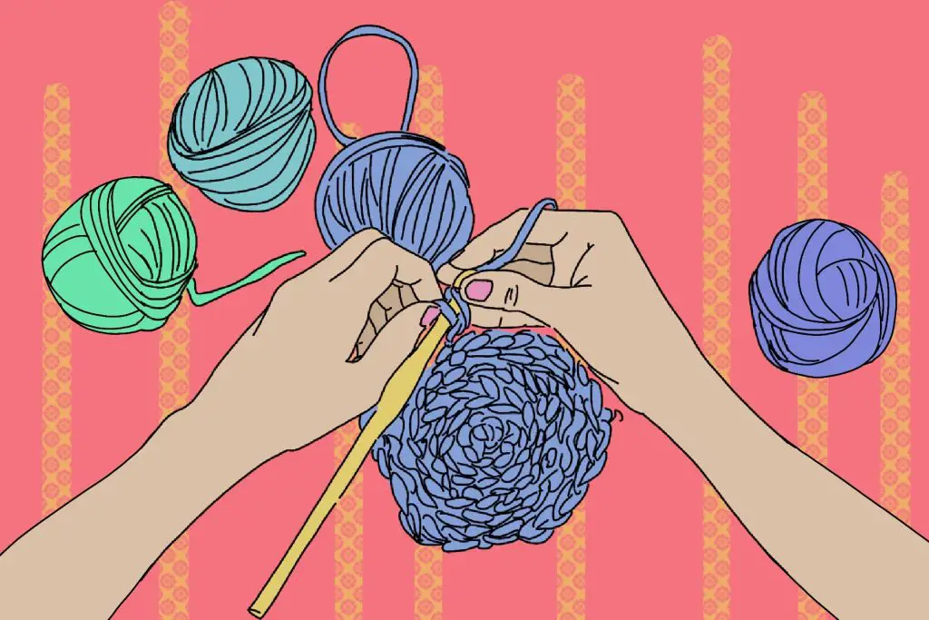 an illustration of crochet