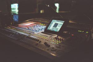 A picture of a soundboard to reflect musical documentaries.