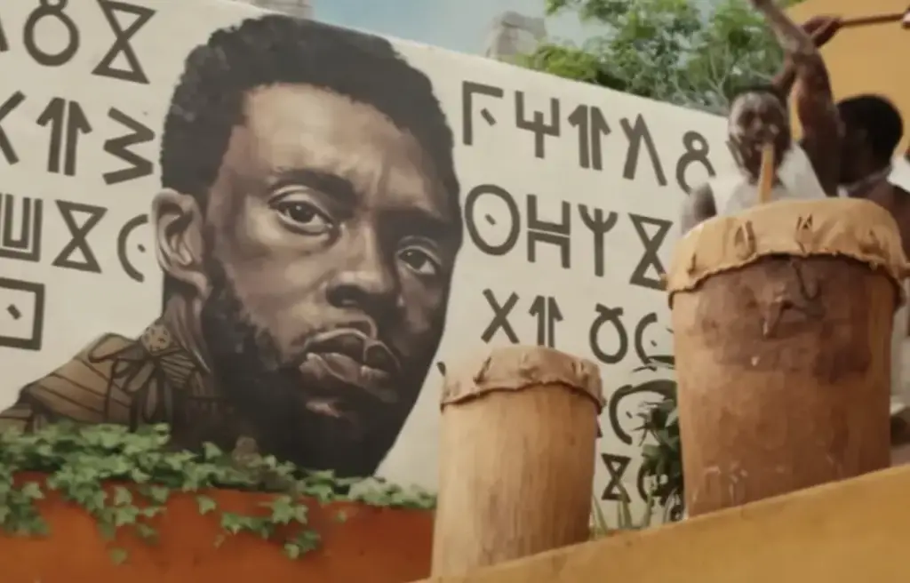 screenshot from Wakanda Forever trailer