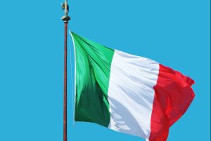 in article about italian citizenship, the italian flag