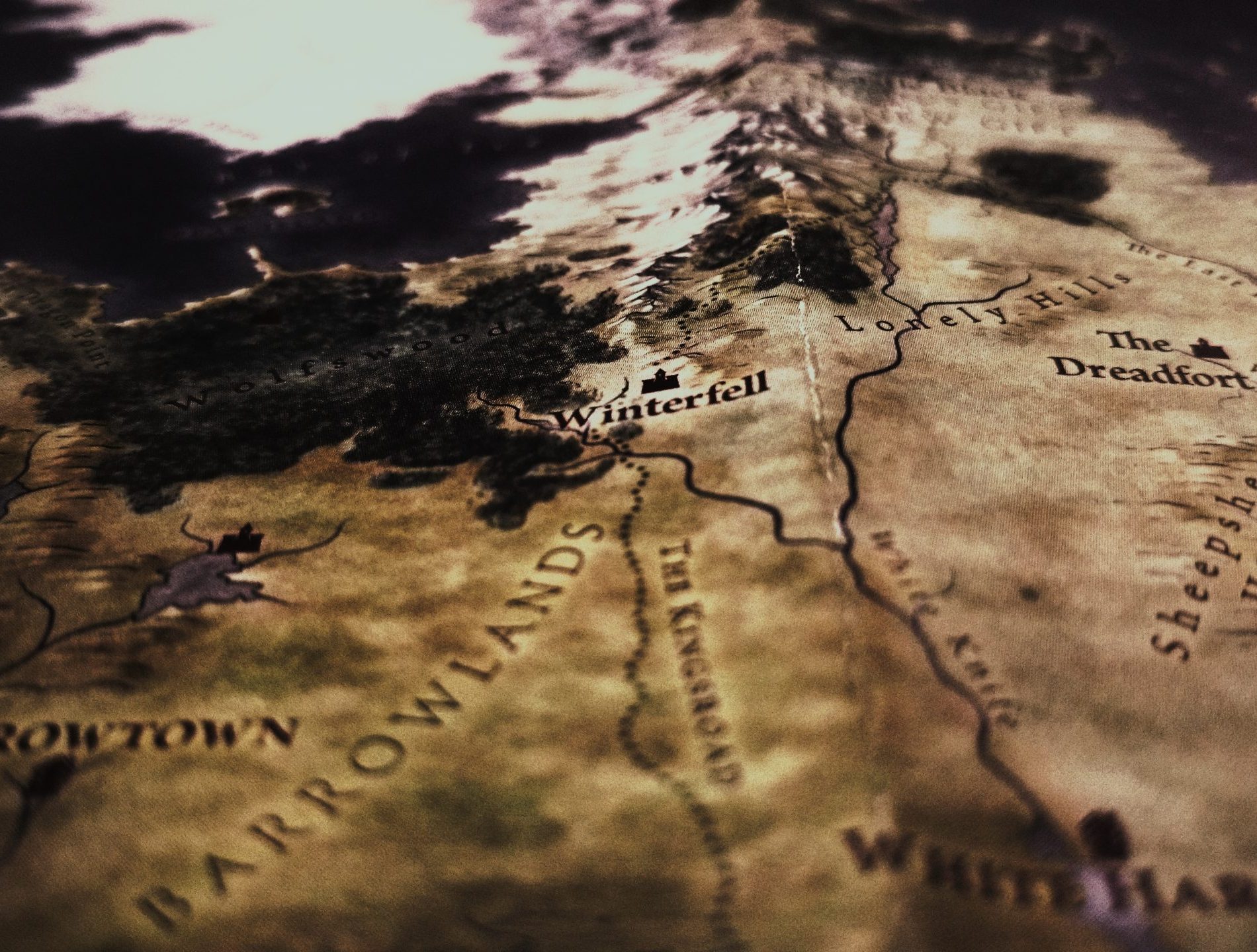 in an article about the TV series 'The House of the Dragon' we see an old map