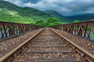 Image of train tracks