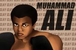 In an article on Muhammad Ali and deadnaming is an illustration on Ali in boxing gloves and in a fighter pose.
