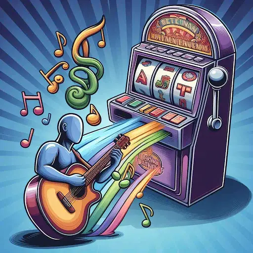 Slot machine graphic