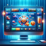 Here is the digital illustration for your article about Australian online casinos with high RTP.