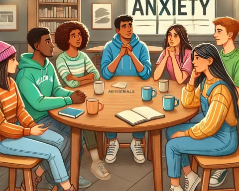 The digital illustration for your article on "Milestone Anxiety" among Millennials and Gen Z is ready.